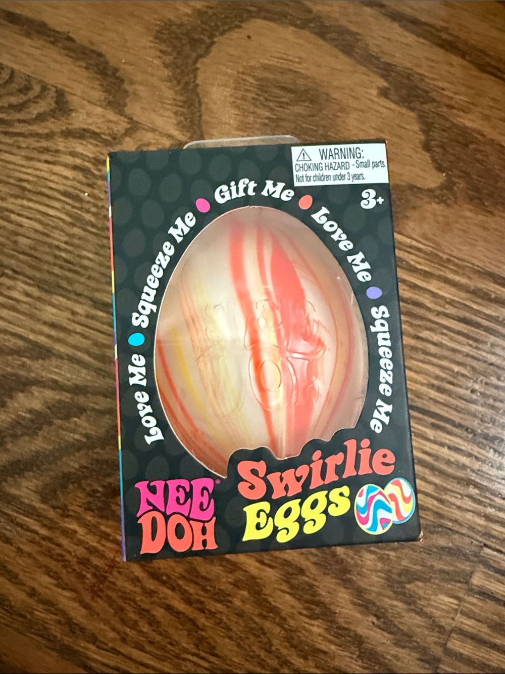 Needoh SWIRLIE egg NEW IN SEALED BOX